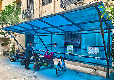 六安電動(dòng)車(chē)充電雨棚
