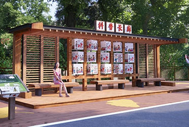 本溪公園涼亭單邊廊架批發(fā)價(jià)格及圖片